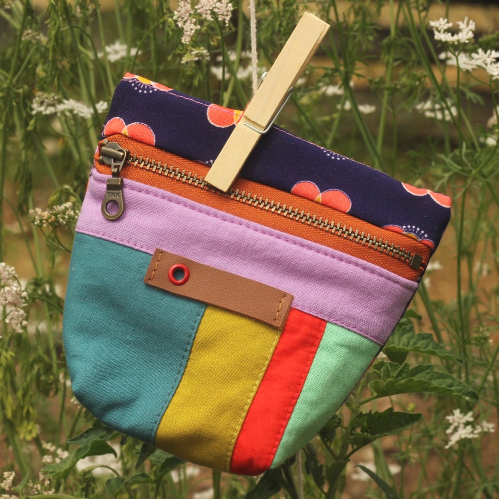 Image of Small Quilted Pouches // The Sunshine Gang batch o Pockey Pals