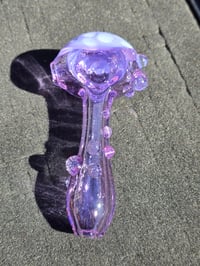 Image 5 of Purple UV Reactive Honeycomb Pipe 