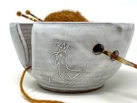 Image 6 of Sgraffito Hen Decorated String Bowl