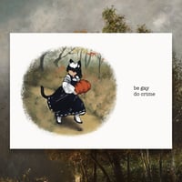 Image 1 of Be Gay Do Crime Postcard