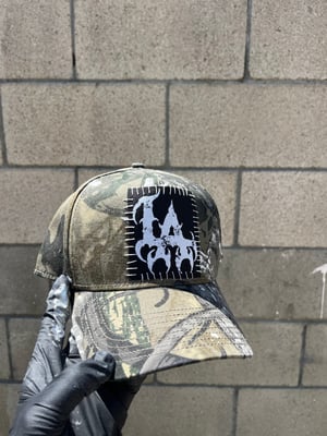 Image of Dark forest camo hat 