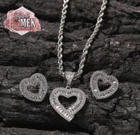 Image 2 of Small Heart Pendant set