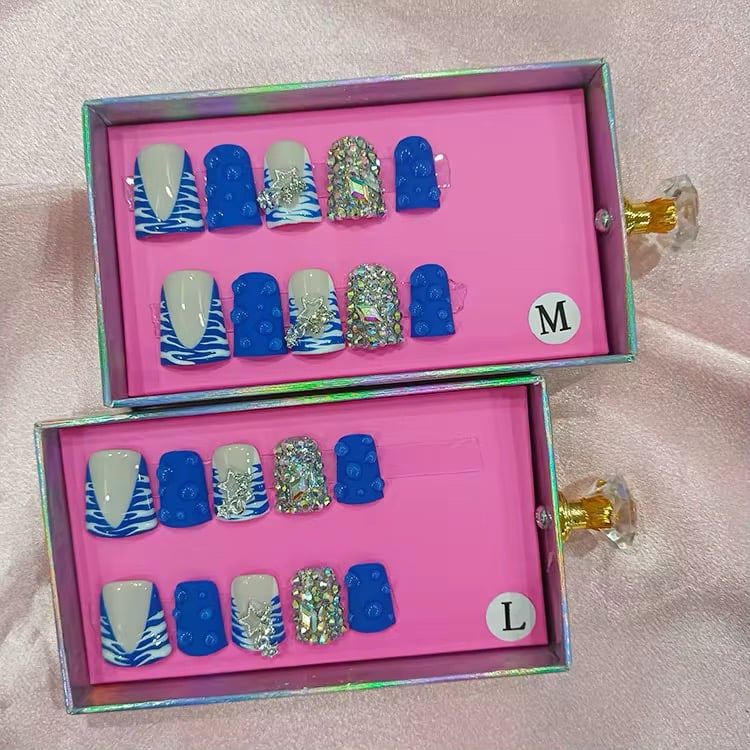 Image of pick from option 1-25 acrylic press on nail set