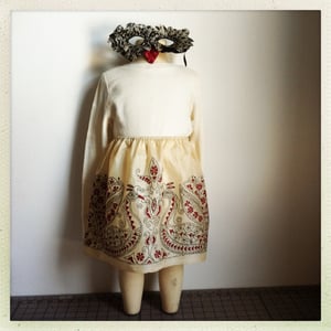 Image of Embroidered Bird Skirt