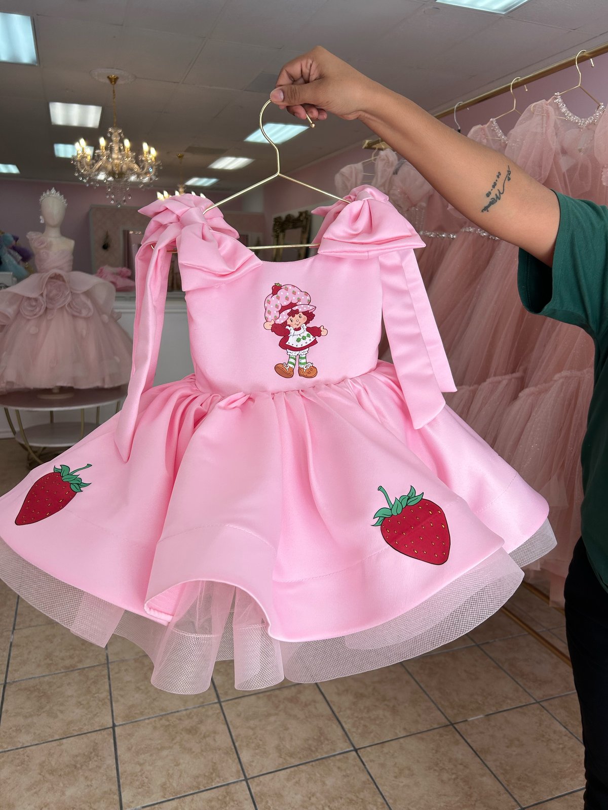 Strawberry store shortcake tutu outfit