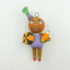 Gingerbread Gal with Halloween Candy