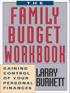 Image of The Family Budget Workbook - Larry Burkett