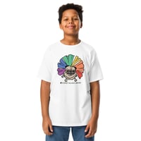 Image 5 of Youth Tee- Rainbow Anouk Pug
