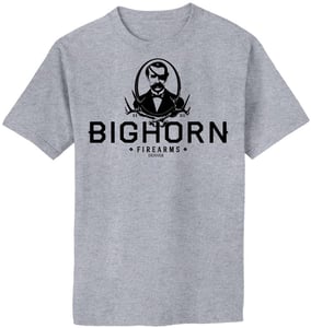 Image of Bighorn Firearms Logo Tee (Athletic Gray)