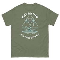Image 4 of Kayaking Adventures Mountains Outdoor T-Shirt