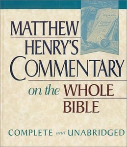 Image of Matthew Henry's Commentary on the Whole Bible
