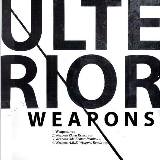 Image of ULTERIOR 'Weapons' (SOLD OUT)