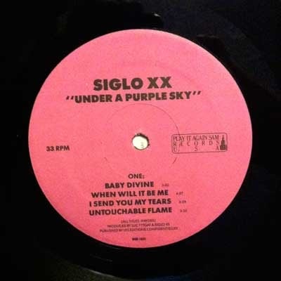 SIGLO XX-Under A Purple Sky 12" Vinyl LP/ Original-STILL SEALED