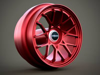 1/64 scale Rotiform ZWS wheels 9mm dia