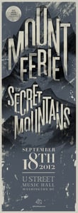Image of AON Presents: Mount Eerie w/ Secret Mountains