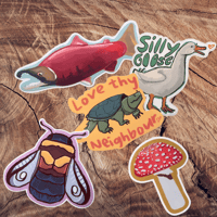 Image 1 of Kestrel’s Summer 2025 Biodiversity Stickers