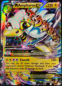 Image 1 of M Ampharos EX - XY - Ancient Origins - Moderately Played