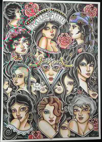 Lady Heads Print