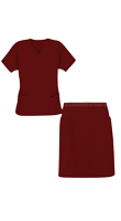 Image 1 of Soft Touch Scrub Collection – Stretch Scrub Skirt Set