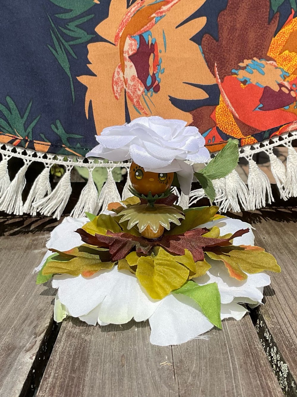 Image of Faux Flower Fae - Leafy Bloom