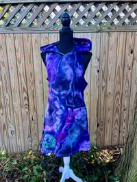 Image 1 of Sneaky ⭕️ Racerback Hoodie Dress Medium