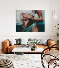 Image 3 of Painting / maleri / "Et øjeblik XII" / 120x150 cm