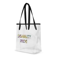 Image 5 of Disability Pride Clear Tote Bag