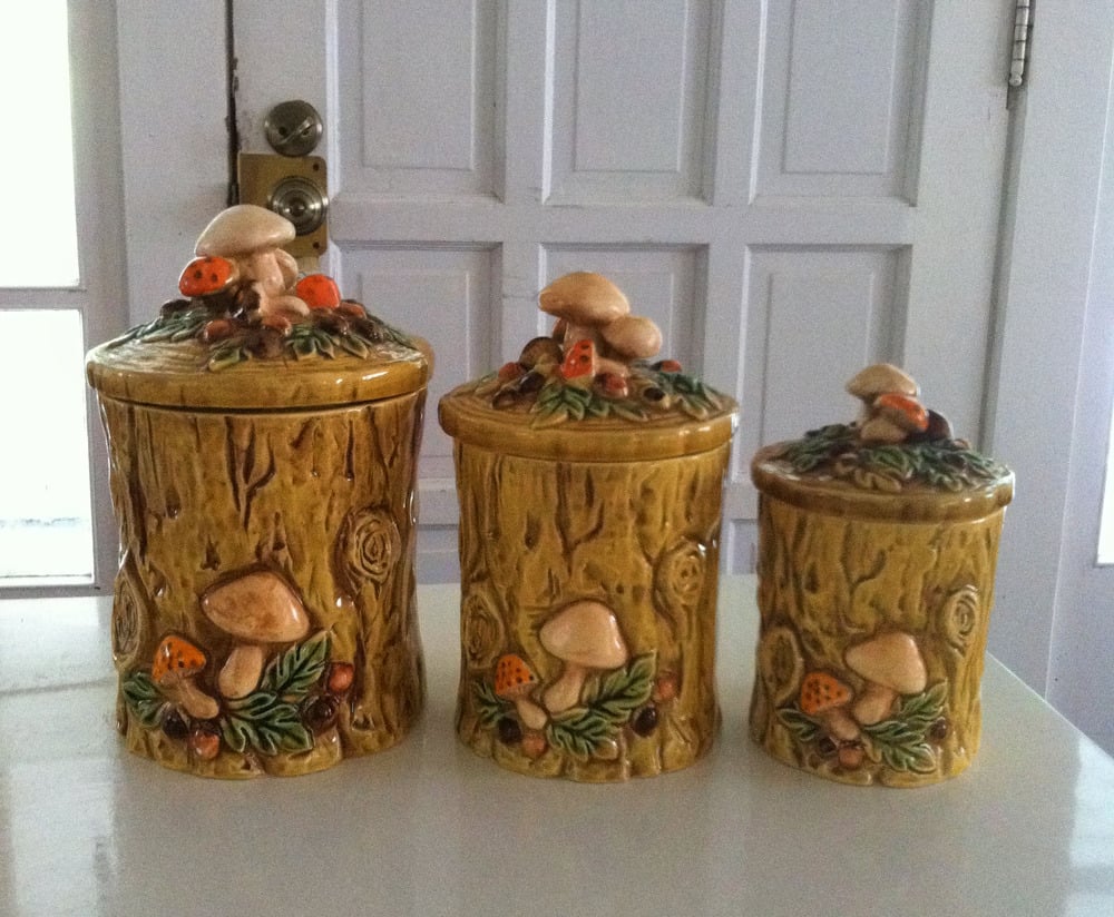 Reloved — Vintage Mushroom Canisters