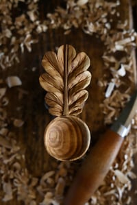 Image 1 of Oak Leaf  Coffee Scoop 