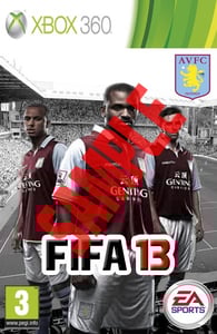 Image of FIFA 13 CUSTOMIZED GAME COVER INLAY XBOX 360 