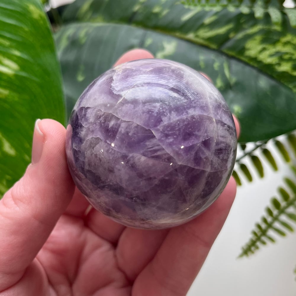 Chevron Amethyst Sphere A