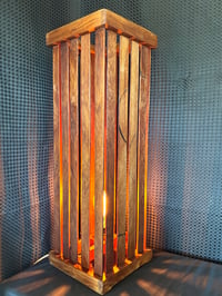 Image 3 of Heart Rimu Lamp Square