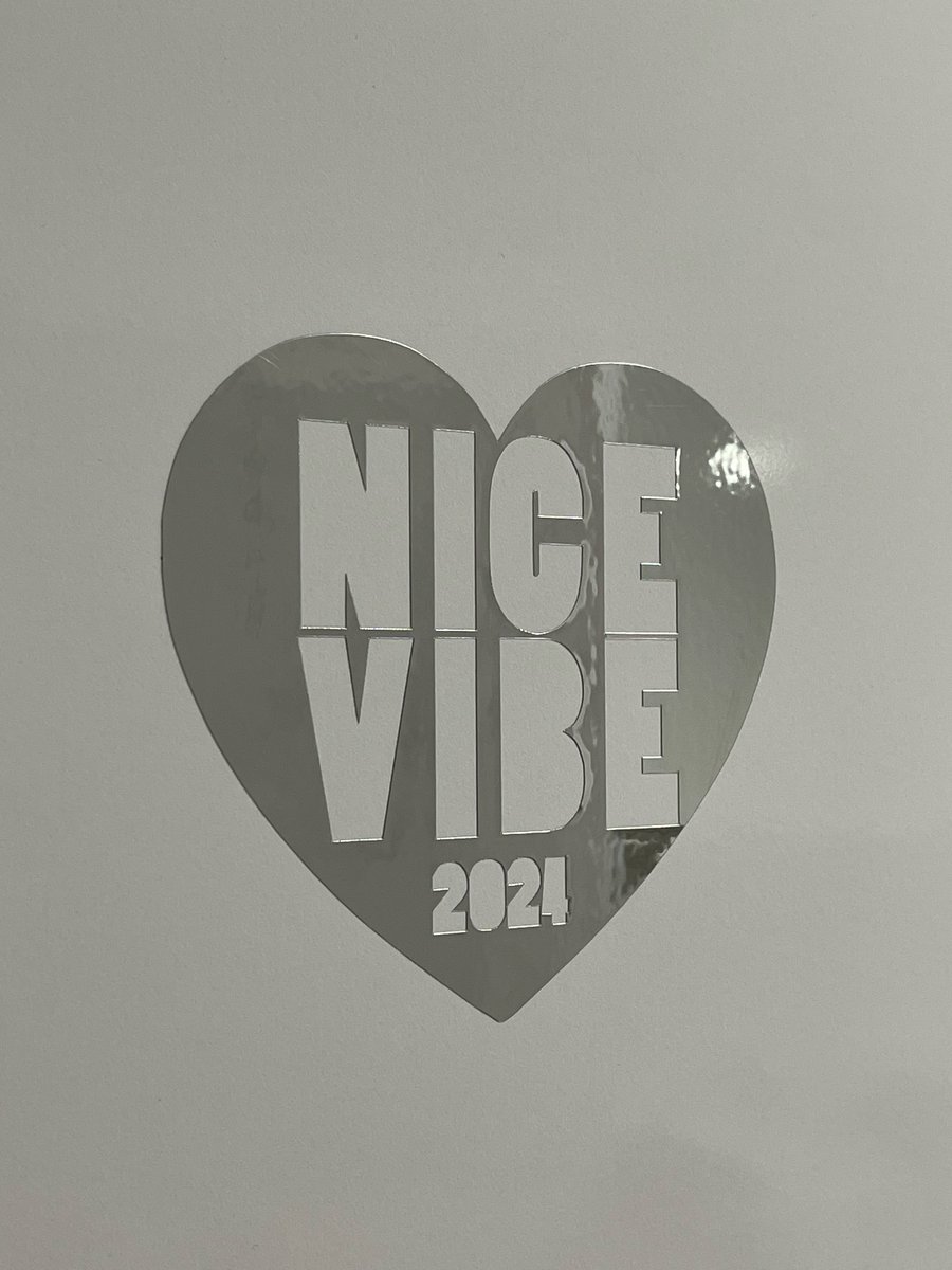 Image of NICE VIBE CHROME HEART - 2024