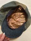 late 1960s denim patchwork cap