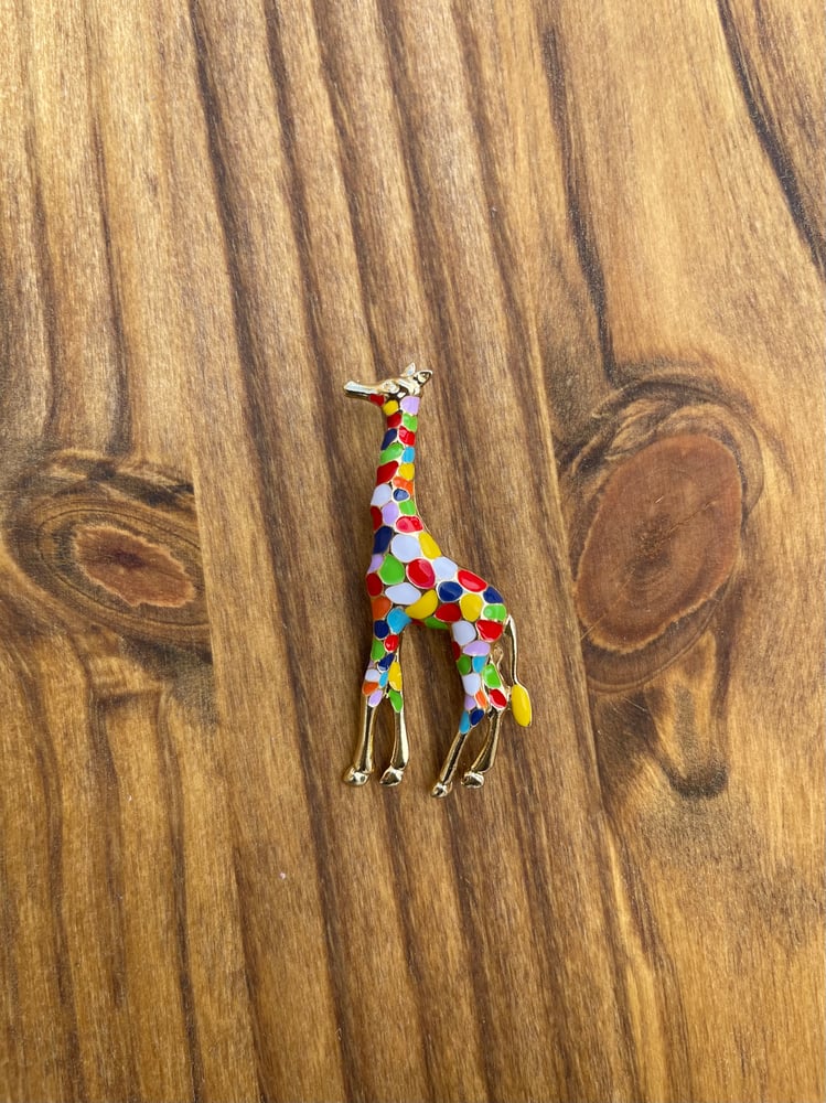 Image of Stand Tall- Girafee Lapel Pin 