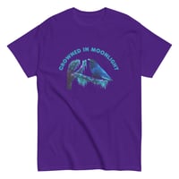 Image 5 of Crowned in Moonlight Raven Shirt – Mystical Moon Crow Unisex T-Shirt | Gothic Nature Art Tee