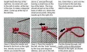 Image of Plaited Braid Stitch Printable