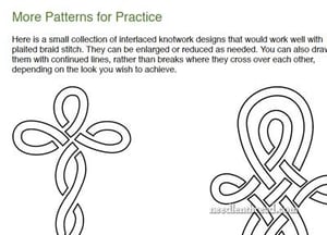 Image of Plaited Braid Stitch Printable