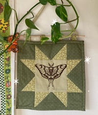 Image 1 of luna quilted wall hanging