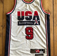 Image 5 of 💎ViNTaGe💎 NIKE ✔️ Michael Jordan USA 🇺🇸 Dream Team Jersey 9 MCMXCI 🏀