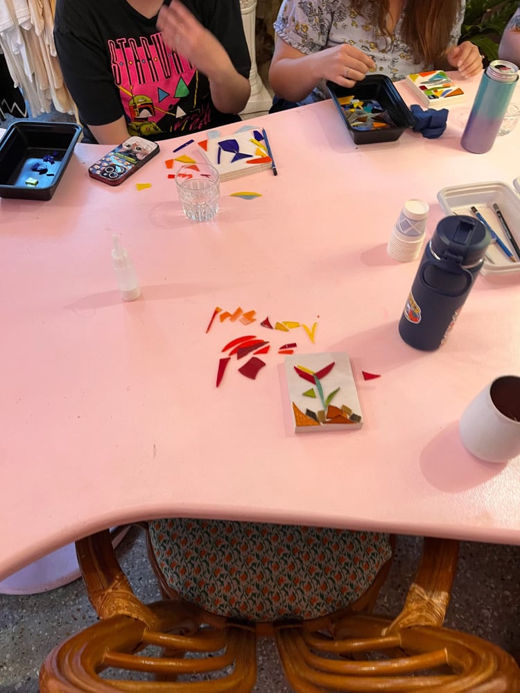 Image of May 7 Glass Mosaic Workshop