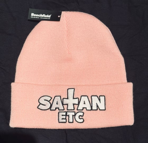 Image of ‘Satan etc’ - Pink Beanie