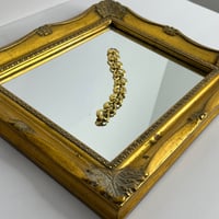 Image 4 of Vintage Crown Trifari Gold Tone Linked Hearts Bracelet
