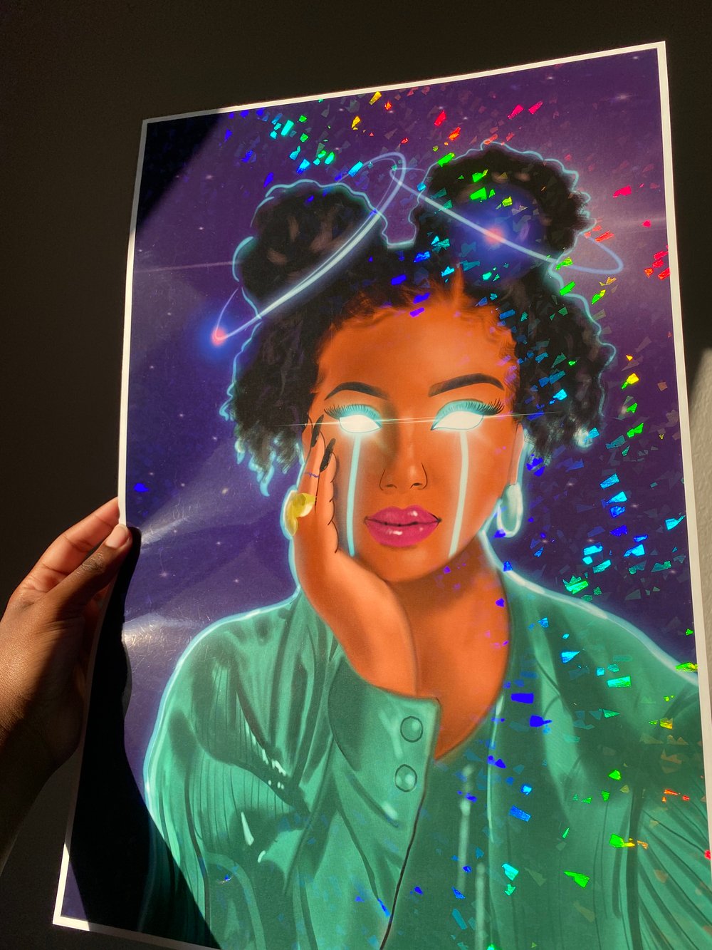 Image of Ultraviolet-Holographic Print