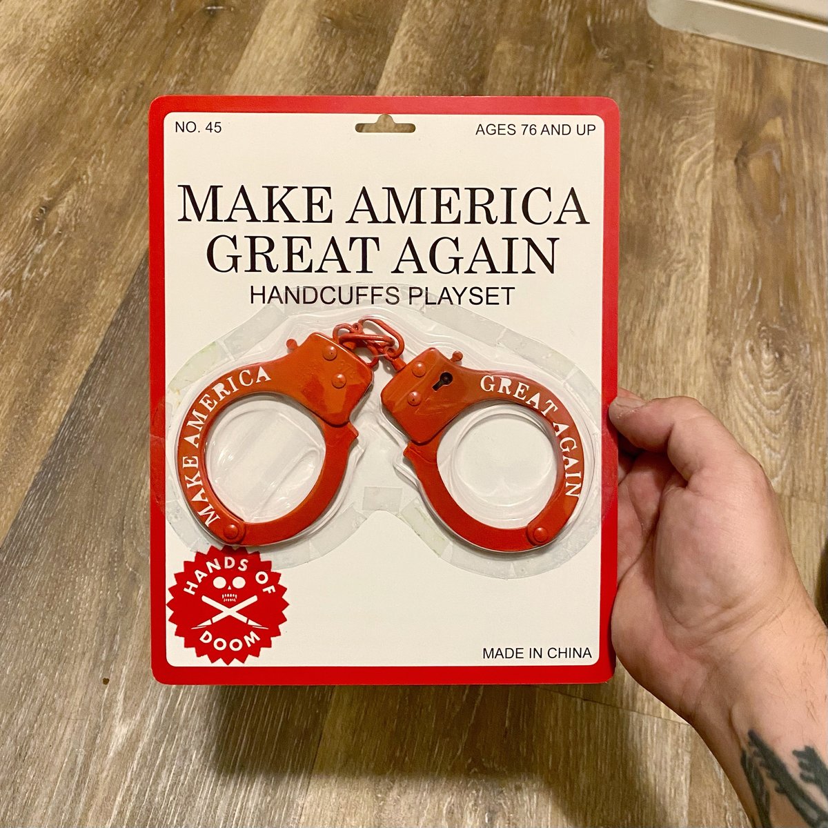 Image of Make America Great Again Handcuff Playset 