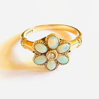 Image 2 of OPAL FLOWER RING