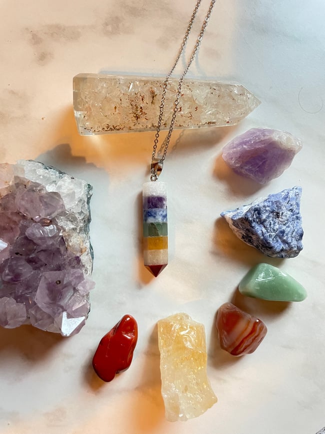 Chakra Stone Pendulum 