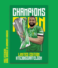 Carter Vickers Champions Again Pin Badge + Stickers PRE ORDER