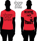 Image of Red "Toast" Double-Sided T-Shirt