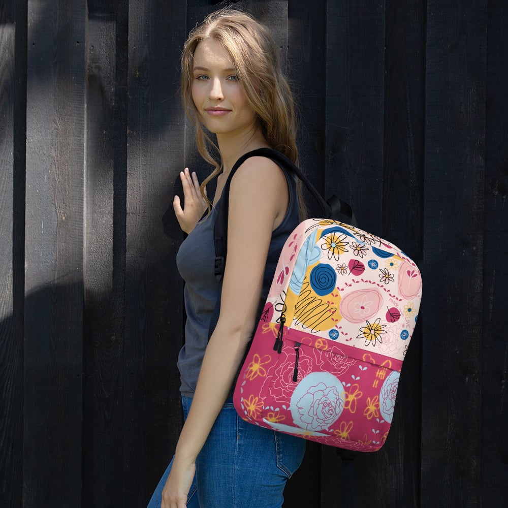 Image of Made with Love Rucksack mit Laptop-Fach